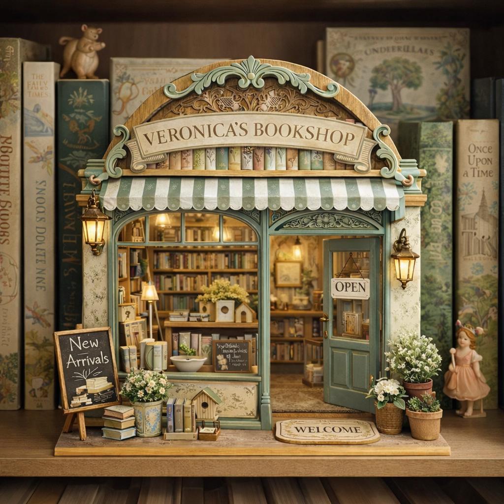 Personalized Vintage Bookstore Wooden Block, Bookshop Decor, Custom Book Lover & Reader Gift, Bookshelf Decore, Library Decor, Bookish Gift