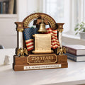 America 250th Anniversary Wooden Block Decoration, 1776-2026 Patriotic Decoration, USA Flag  Independence Day Decoration, 4th of Jully Decor
